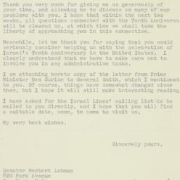 Letter: 1957 April 24