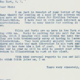 Letter: 1942 May 9