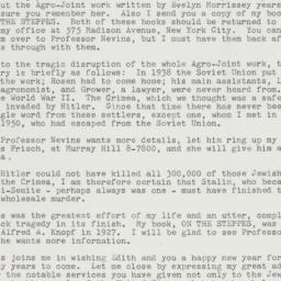 Letter: 1962 January 3