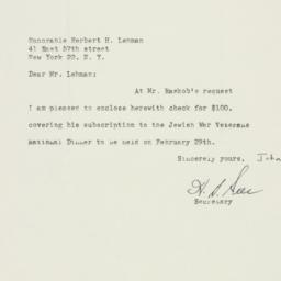 Letter: 1948 February 10