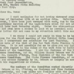 Letter: 1931 October 1