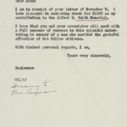 Letter: 1945 November 13
