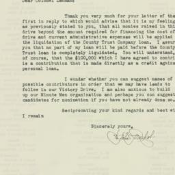 Letter: 1931 December 10