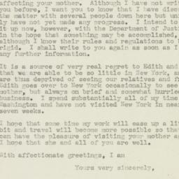 Letter: 1945 May 1