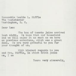 Letter: 1955 February 8