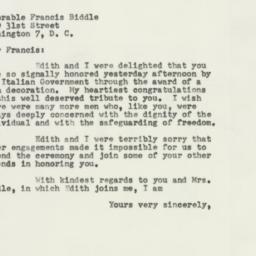 Letter: 1954 April 13