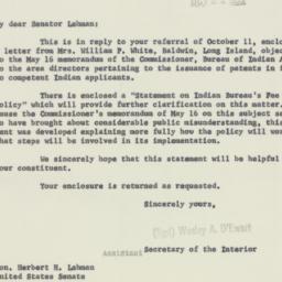 Letter: 1955 October 21