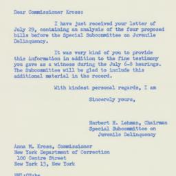 Letter: 1955 July 30