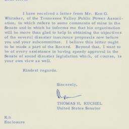 Letter: 1956 February 2