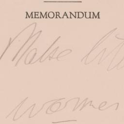 Memorandum: n.d.