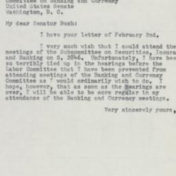 Letter: 1954 February 4