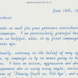 Letter: 1962 June 18