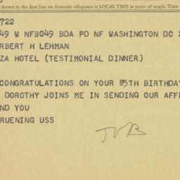 Letter: 1963 March 27