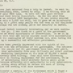 Letter: 1949 May 20