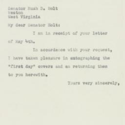 Letter: 1950 May 11