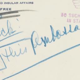 Envelope: 1950 August 25