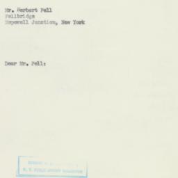 Letter: 1951 January 17