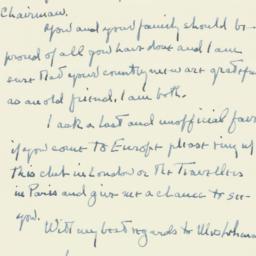 Letter: 1957 January 29