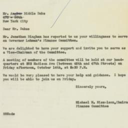 Letter: 1949 October 8