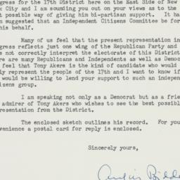 Letter: 1954 August 10