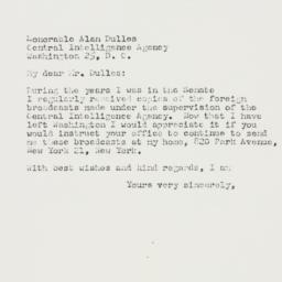 Letter: 1957 January 11