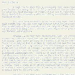Letter: 1957 January 24