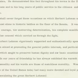 Letter: 1958 November 11