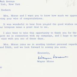 Letter: 1962 November 14
