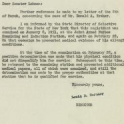 Memorandum: 1951 April 18