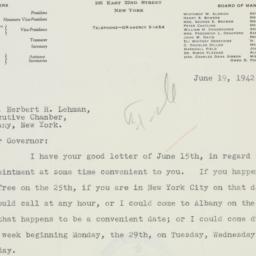 Letter: 1942 June 19