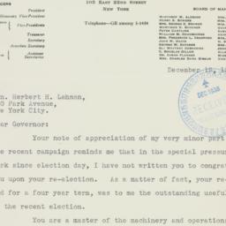 Letter: 1938 December 19