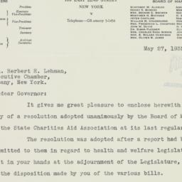 Letter: 1935 May 27