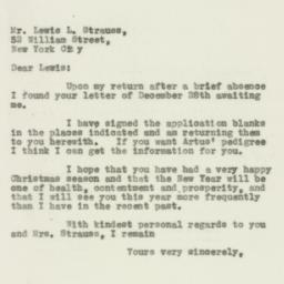 Letter: 1932 January 7