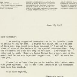 Letter: 1947 June 17