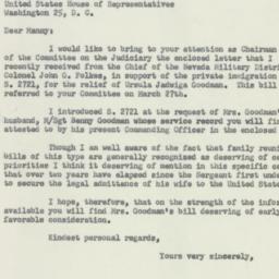 Letter: 1956 April 18