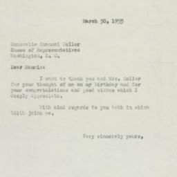 Letter: 1955 March 30