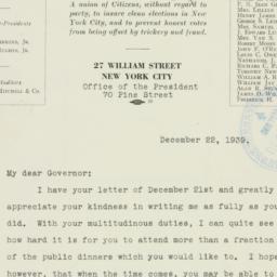 Letter: 1939 December 22