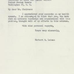 Letter: 1950 May 22