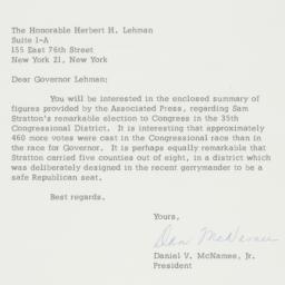 Letter: 1962 November 9
