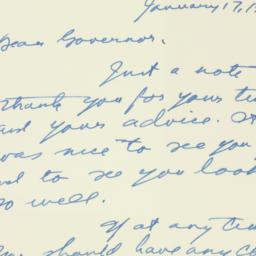 Letter: 1962 January 17