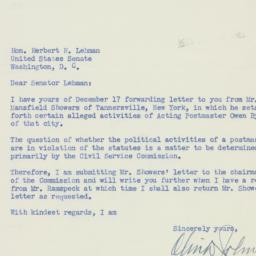 Letter: 1951 December 18
