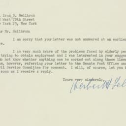 Letter: 1956 February 29