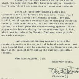 Letter: 1956 February 10