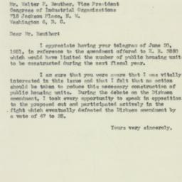 Letter: 1951 July 2