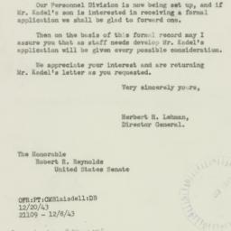 Letter: 1943 December 23