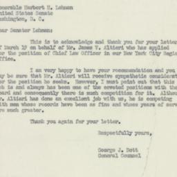 Letter: 1951 March 23