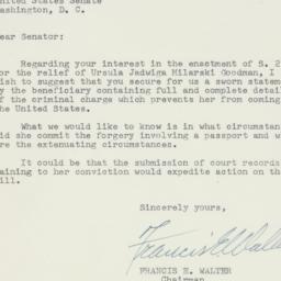 Letter: 1956 April 25