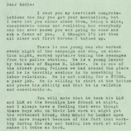 Letter: 1950 December 5