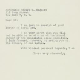 Letter: 1950 April 7