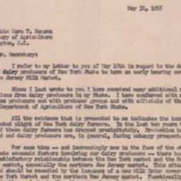 Letter: 1955 May 31